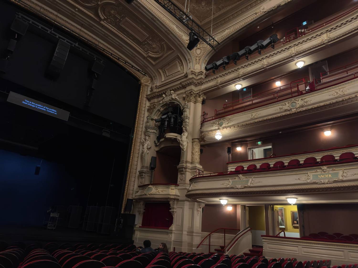 Interior of a theater in the Netherlands. (Photo courtesy of Seoyeong)
