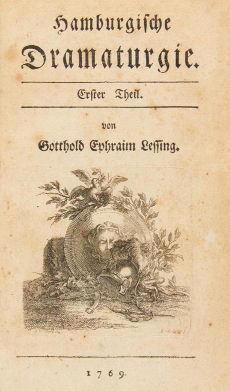 Hamburgische Dramaturgie (1769), by Gotthold Ephraim Lessing